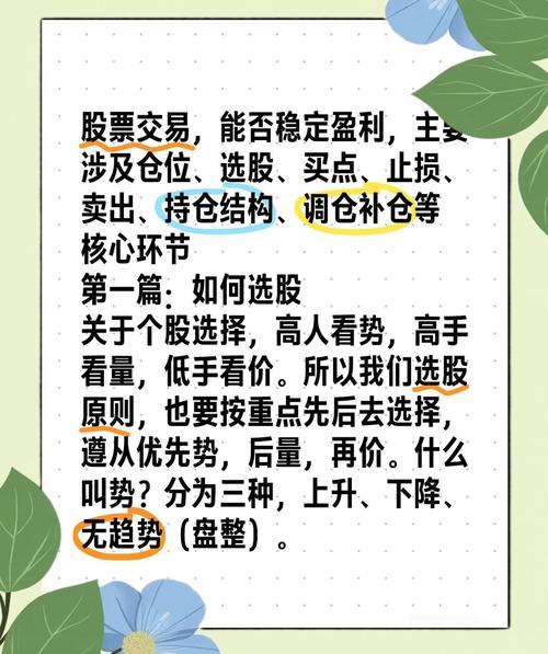股票投资口诀要牢记：理性选股、设好止损点、留心突然放量