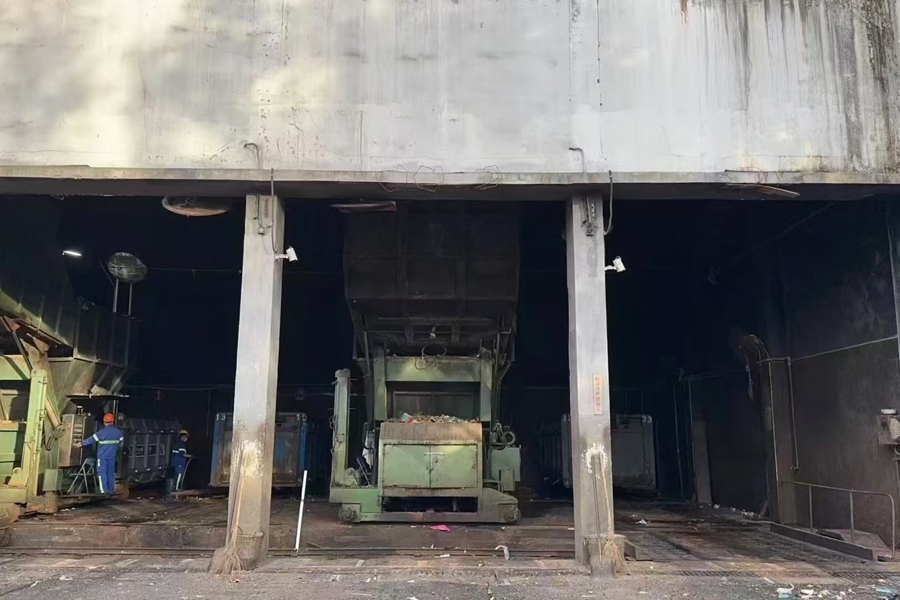 智能垃圾压缩站远程控制系统_城市垃圾处理流程图片_七宝镇生活垃圾压缩站升级改造