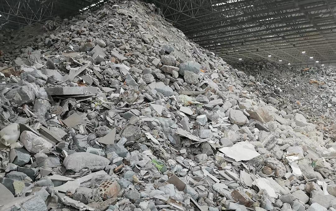 上海青浦区建筑垃圾处理生产线_城市垃圾处理流程图片_青浦区装修垃圾资源化利用